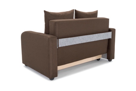Диван Бруно рогожка коричневая