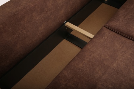 Диван еврокнижка Лофт коричневый