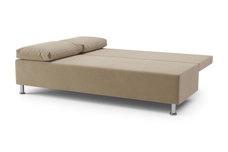 Диван еврокнижка Канна велюр бежевый