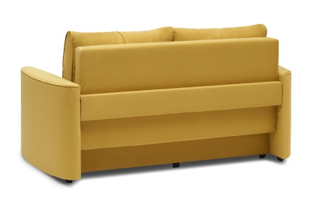 Диван еврокнижка Колибри горчичный