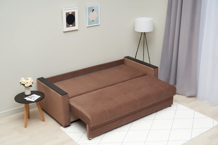 Диван еврокнижка Денвер светло-коричневый