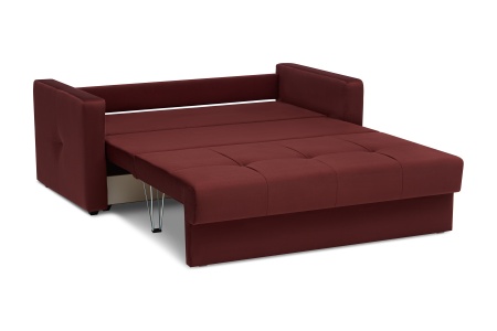 Диван шагающая еврокнижка Вита бордовый