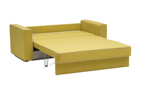 Диван еврокнижка Берген горчичный