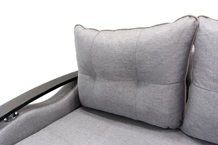 Диван еврокнижка Венеция серый