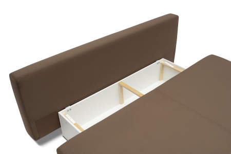 Диван еврокнижка Сити коричневый
