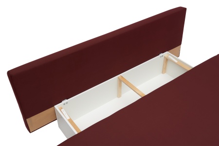 Диван еврокнижка Нео бордовый