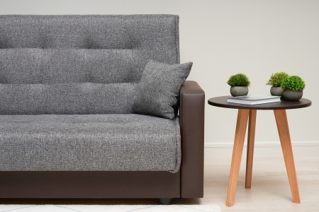 Диван книжка Лондон рогожка серая