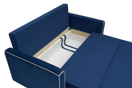 Диван еврокнижка Леон темно-синий