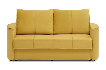 Диван еврокнижка Колибри горчичный