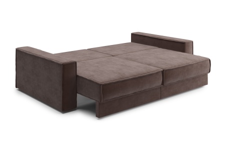 Диван тик-так Сохо 3-х местный коричневый
