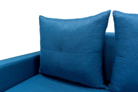 Диван Бруно рогожка синяя