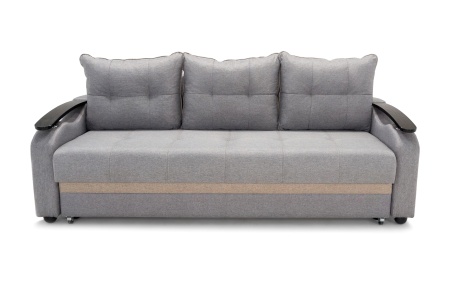 Диван еврокнижка Венеция серый