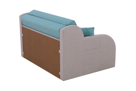 Диван аккордеон Ремикс 2 серо-голубой