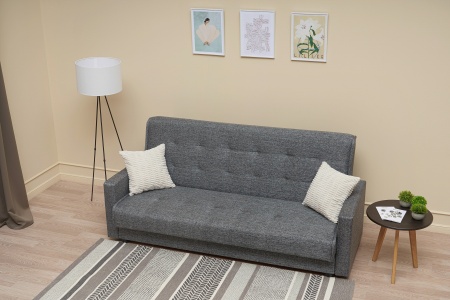 Диван книжка Лондон-2 серый