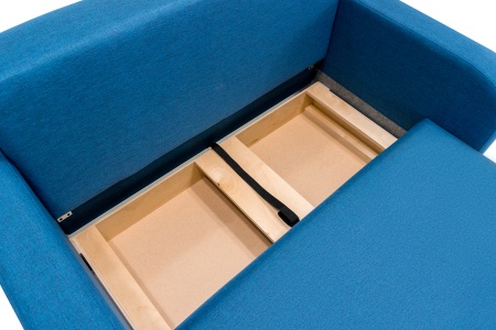 Диван Бруно рогожка синяя