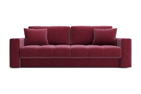 Диван тик-так Монарх бордовый