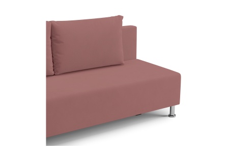 Диван еврокнижка Канна розовый