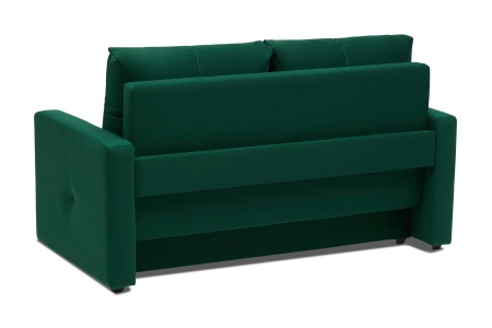 Диван шагающая еврокнижка Вита изумрудный