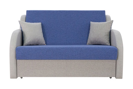 Диван аккордеон Ремикс 2 сине-серый