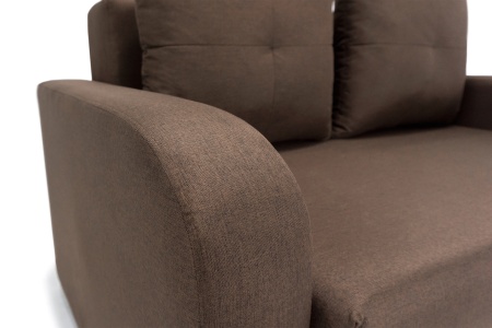 Диван Бруно рогожка коричневая