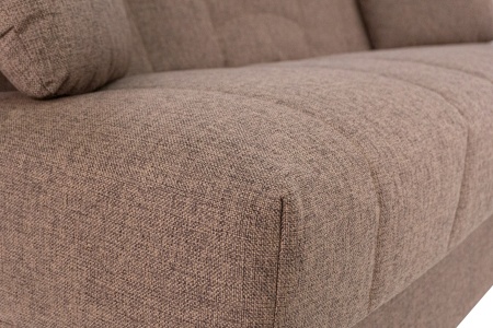 Диван книжка Ручеек рогожка коричневая