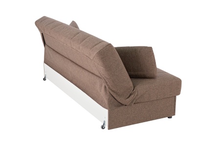 Диван книжка Ручеек рогожка коричневая