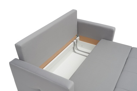 Диван шагающая еврокнижка Вита серый