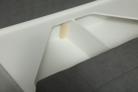 Диван трансформер Даллас темно-серый / светло-серый