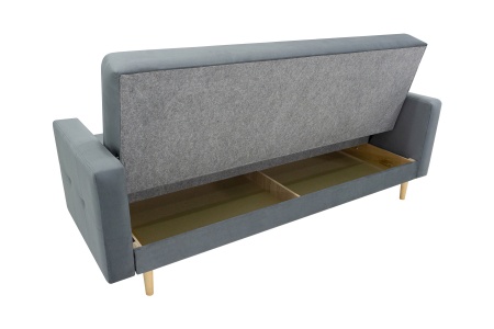 Диван книжка Фиеста Лайт серый