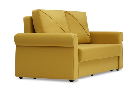 Диван еврокнижка Лира горчичный