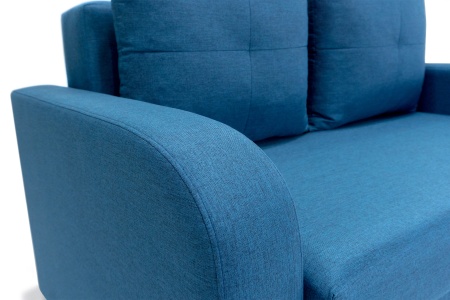 Диван Бруно рогожка синяя