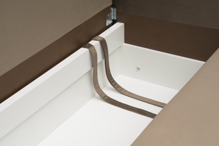 Диван еврокнижка Лира коричневый