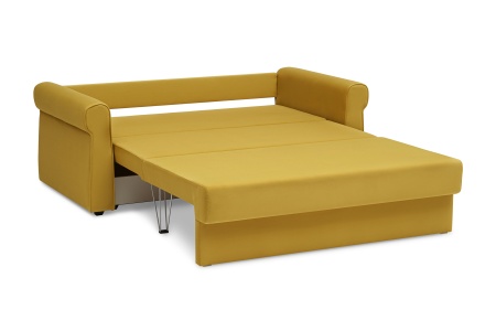 Диван еврокнижка Лира горчичный
