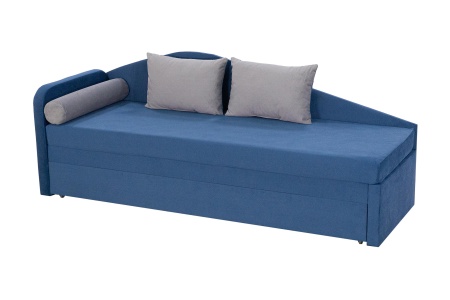 Диван еврософа Верди левый синий