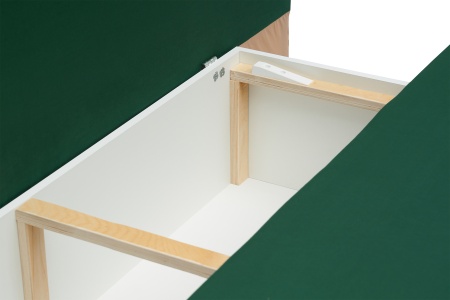 Диван еврокнижка Нео изумрудный