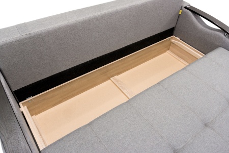 Диван еврокнижка Венеция серый